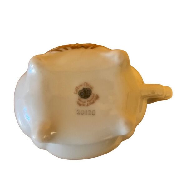 Lefton China Creamer Hand Painted 20120 Gold Wheat Pattern Gold Trim Nice - Picture 6 of 6